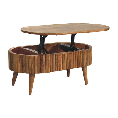 Cote Furniture | Mokka Coffee Table Lift Top - Oak Mokka, Coffee Tables IN3453