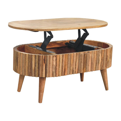 Cote Furniture | Mokka Coffee Table Lift Top - Oak Mokka, Coffee Tables IN3453