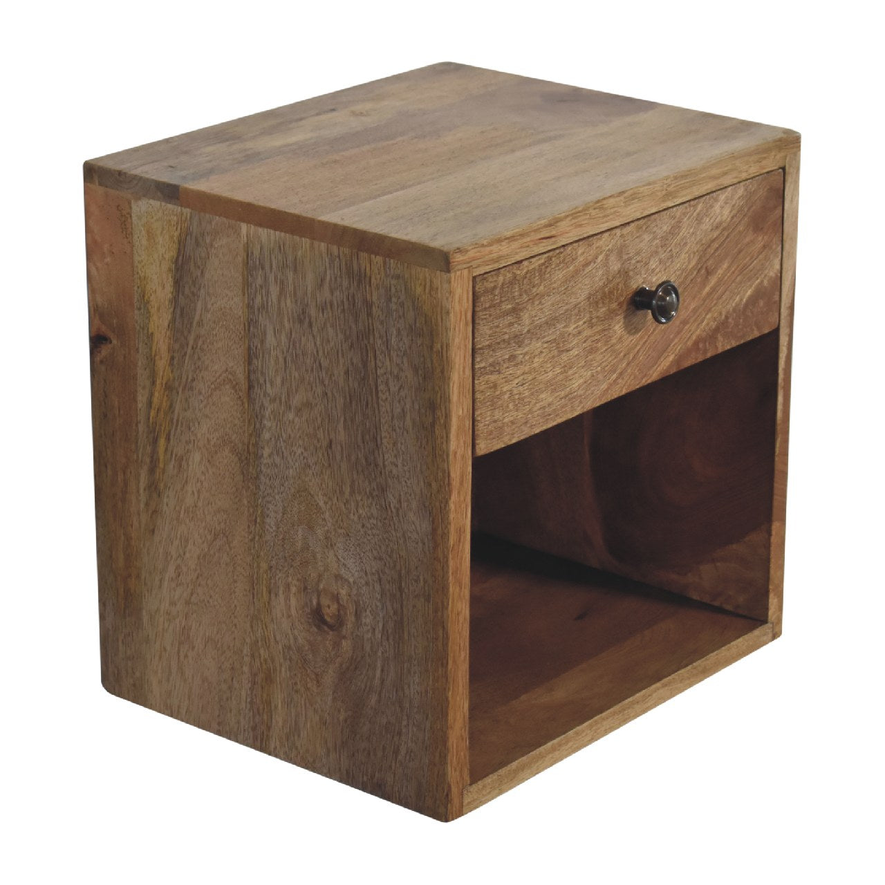 Cote Furniture | Floating Small Classic Bedside Table (Wall Mounted) - Oak  Compact, Bedside Tables IN3455