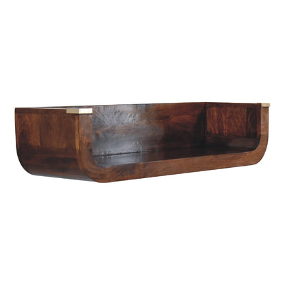 Cote Furniture | Indira Floating Console Table (Wall Mounted) - Chestnut Indira, Console Tables IN3456