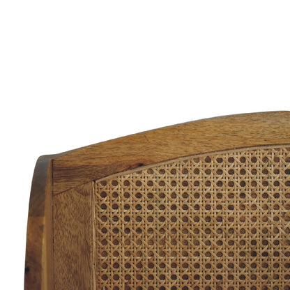 Cote Furniture | Larissa Rattan Open Shelf (Wall Mounted) - Oak Rattan,  IN3462