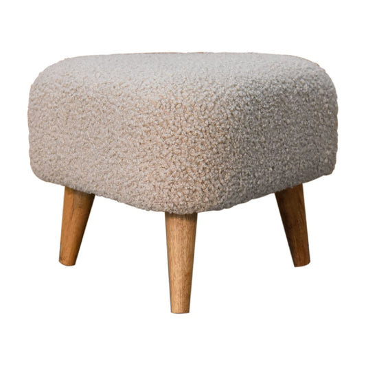 Cote Furniture | Boucle Triangle Footstool Footstools IN3475