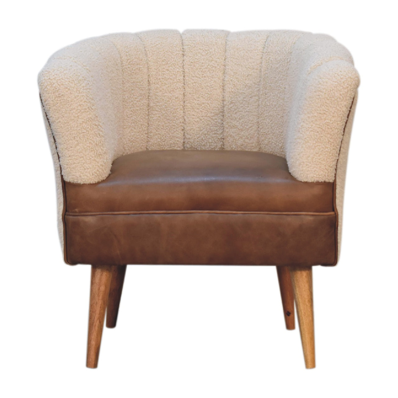 Cote Furniture | Boucle Buffalo Armchair - Cream  Sofas & Seating, Accent Chairs & Armchairs IN3488