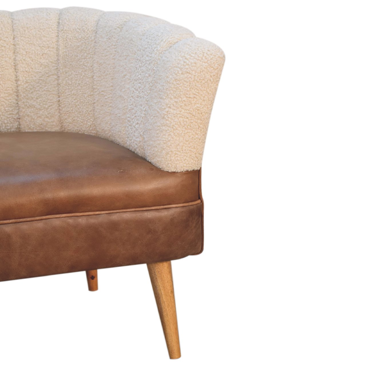 Cote Furniture | Boucle Buffalo Armchair - Cream  Sofas & Seating, Accent Chairs & Armchairs IN3488