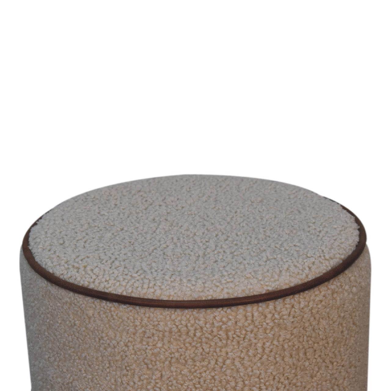 Cote Furniture | Serenity Round Footstool - Boucle Serenity, Footstools IN3501