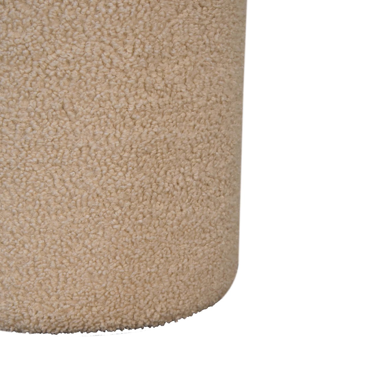 Cote Furniture | Serenity Round Footstool - Boucle Serenity, Footstools IN3501