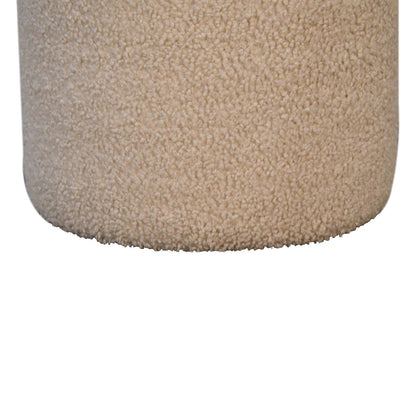 Cote Furniture | Serenity Round Footstool - Boucle Serenity, Footstools IN3501