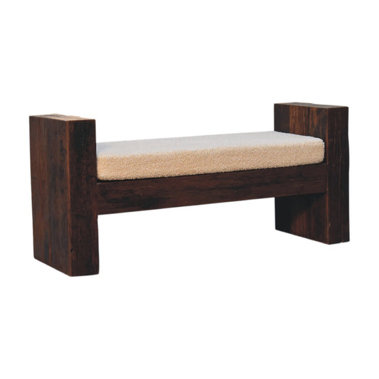 Cote Furniture | Boucle Bench - Reclaimed  Reclaimed, Hallway Seating & Storage, Accent Chairs & Armchairs IN3504