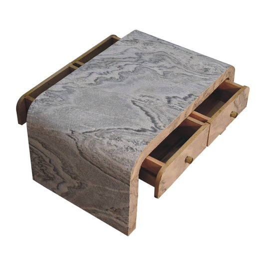 Cote Furniture | Nouveau Coffee Table - Marble Nouveau, Coffee Tables IN3525