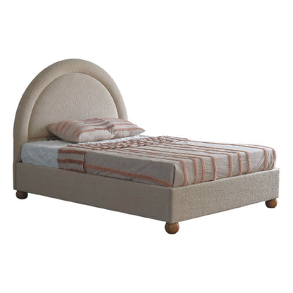 Cote Furniture | Boucle Double Bed - Cream  Beds IN3527