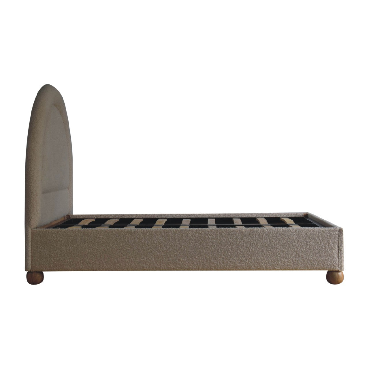 Cote Furniture | Boucle Double Bed - Cream  Beds IN3527