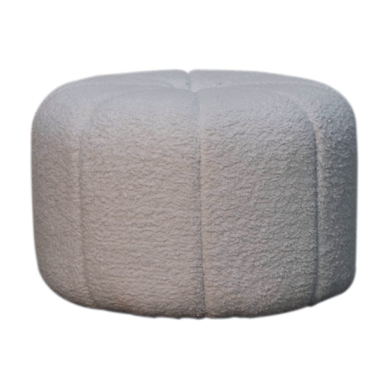 Cote Furniture | Boucle Circus Footstool - White  Footstools IN3530