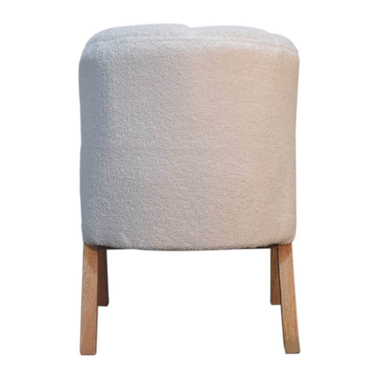 Cote Furniture | Boucle Accent Chair - White  IN3534