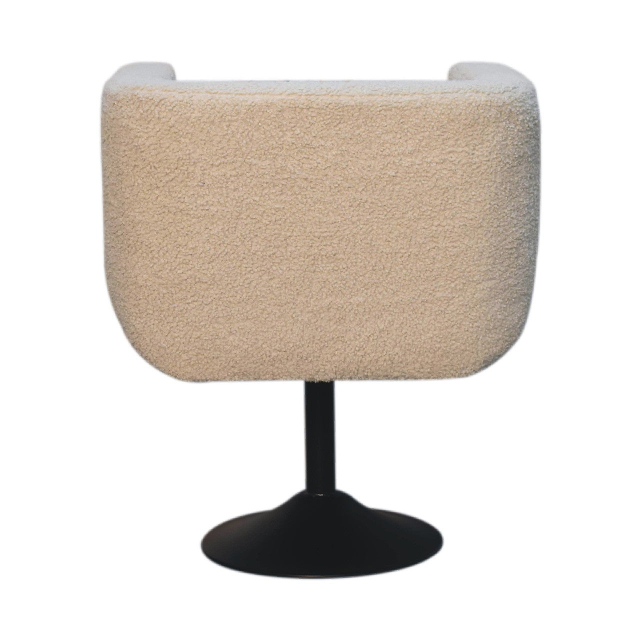 Cote Furniture | Boucle Swivel Chair - Cream  Office Chairs IN3535