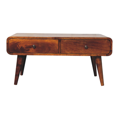 Cote Furniture | Sonata Coffee Table 4 Drawer - Chestnut  Sonata, Coffee Tables IN3545