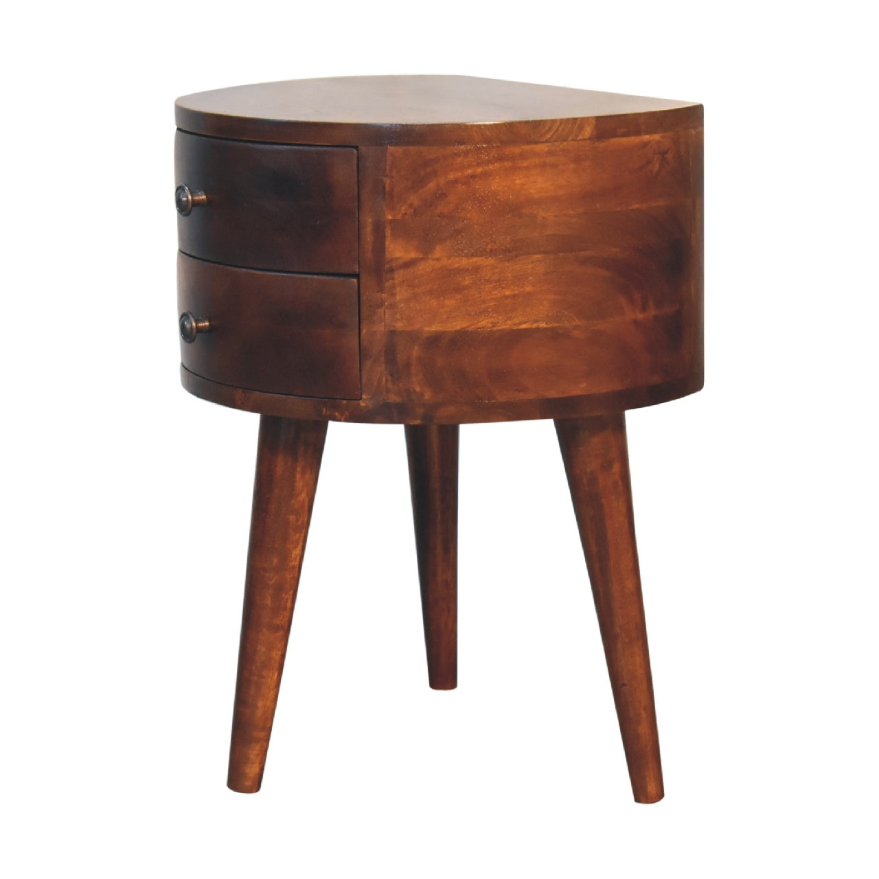 Cote Furniture | Odyssey Tripod Bedside Table - Chestnut  Odyssey, Bedside Tables IN3547