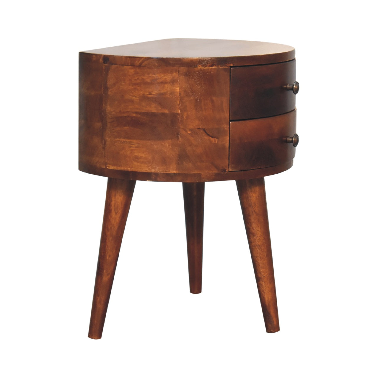 Cote Furniture | Odyssey Tripod Bedside Table - Chestnut  Odyssey, Bedside Tables IN3547