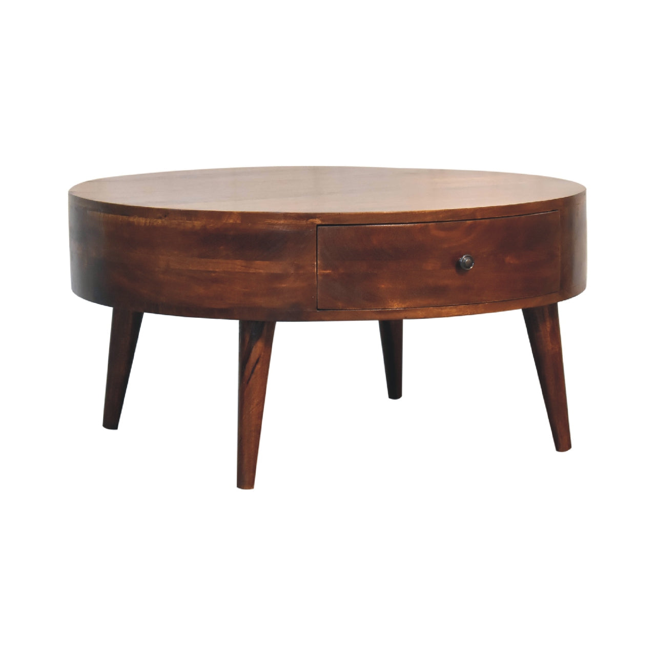 Cote Furniture | Odyssey Round Coffee Table - Chestnut  Odyssey, Coffee Tables IN3548