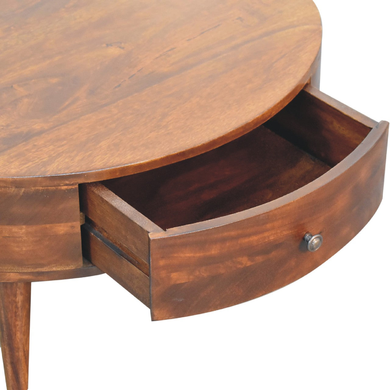 Cote Furniture | Odyssey Round Coffee Table - Chestnut  Odyssey, Coffee Tables IN3548