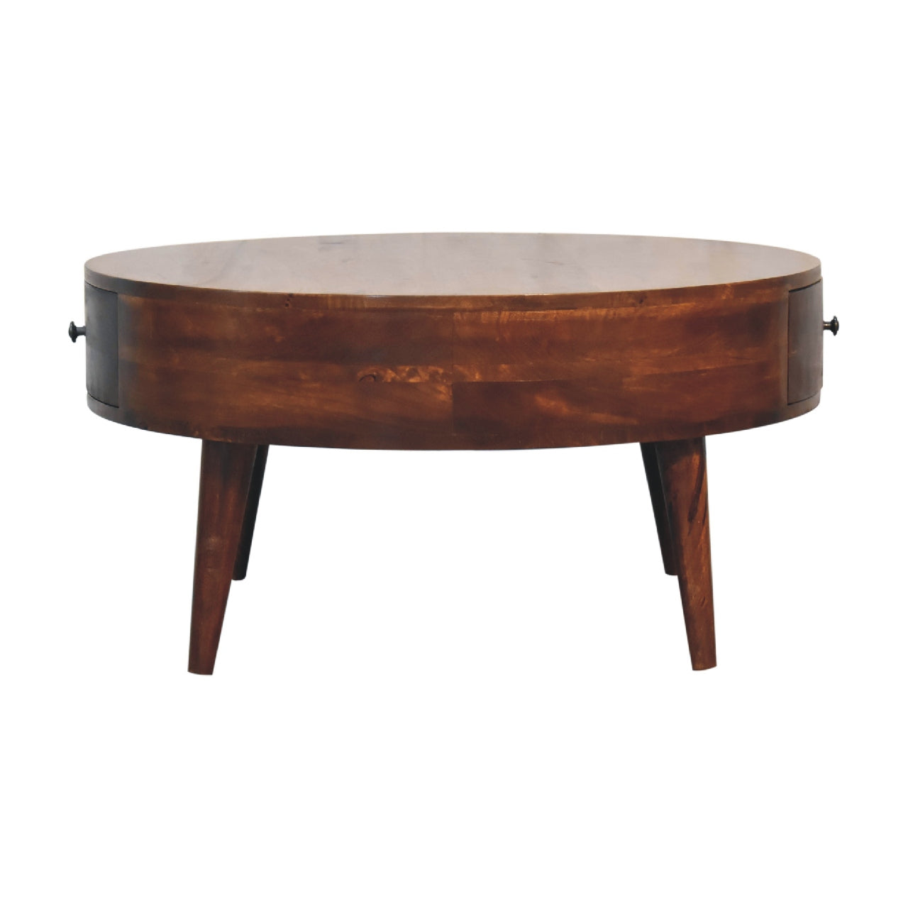 Cote Furniture | Odyssey Round Coffee Table - Chestnut  Odyssey, Coffee Tables IN3548