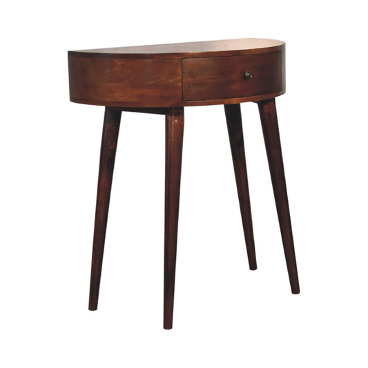 Cote Furniture | Odyssey Console Table (Round Front) - Chestnut  Odyssey, Console Tables IN3549