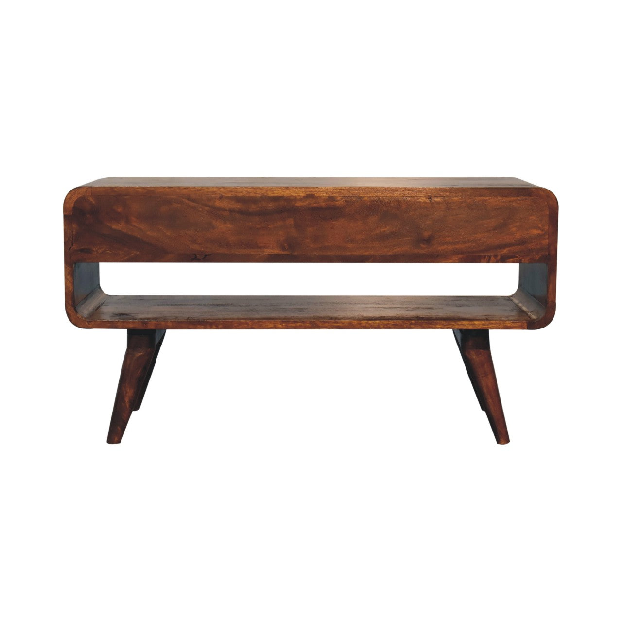 Cote Furniture | Reverse Curved TV Unit - Chestnut  Curved, TV Stands IN3567