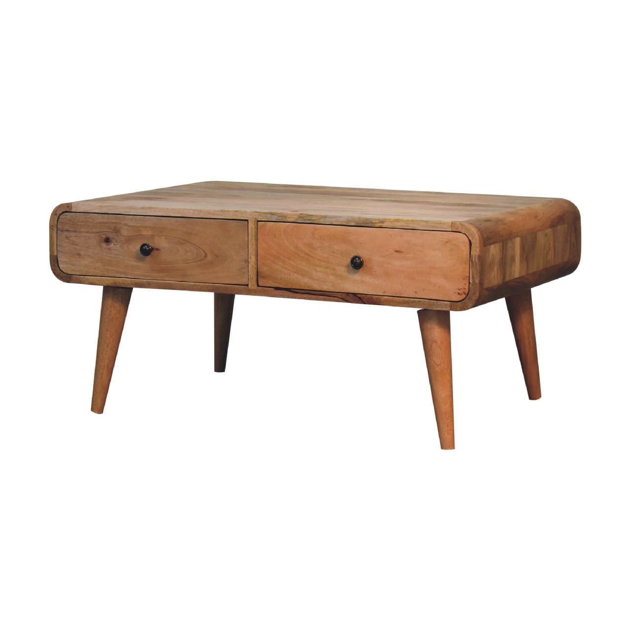 Cote Furniture | Sonata Coffee Table 2 Drawer - Oak Sonata, Coffee Tables IN3570