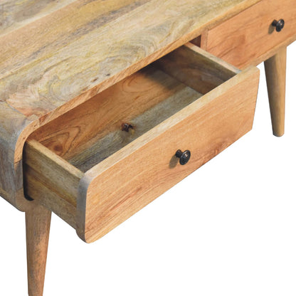 Cote Furniture | Sonata Coffee Table 2 Drawer - Oak Sonata, Coffee Tables IN3570