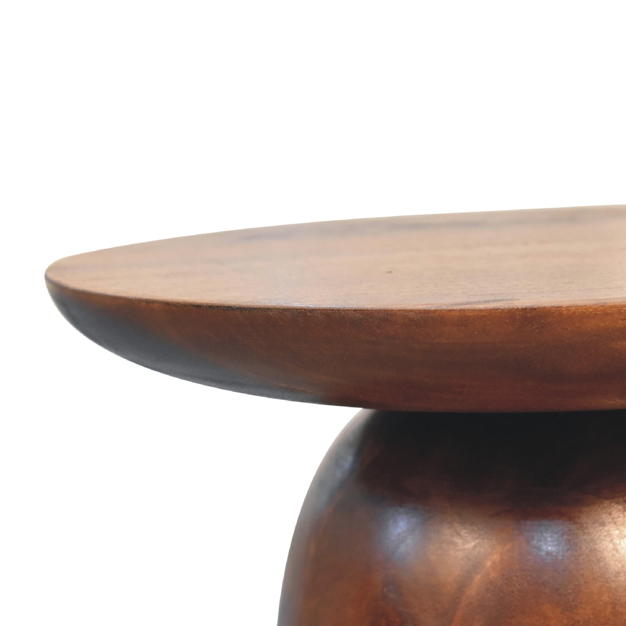 Cote Furniture | Small Side Table - Chestnut  Compact, Side Tables IN3571