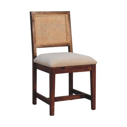 Cote Furniture | Boucle Rattan Chair - Cream  Rattan, Dining Chairs, Sofas & Seating, Accent Chairs & Armchairs IN3587