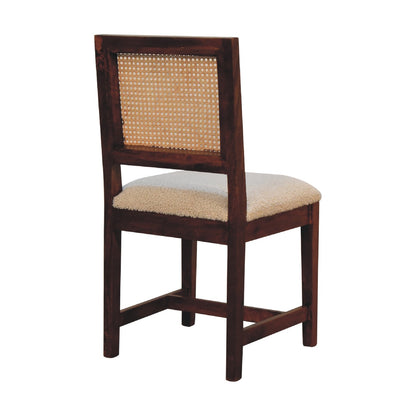 Cote Furniture | Boucle Rattan Chair - Cream  Rattan, Dining Chairs, Sofas & Seating, Accent Chairs & Armchairs IN3587