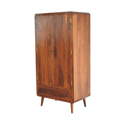 Cote Furniture | Curved Wardrobe - Chestnut  Curved, Wardrobes IN3589