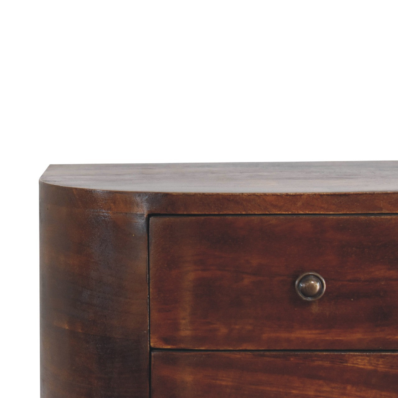 Cote Furniture | Lunar Floating Bedside Table 2 Drawer (Wall Mounted) - Chestnut  Lunar, Bedside Tables IN3594