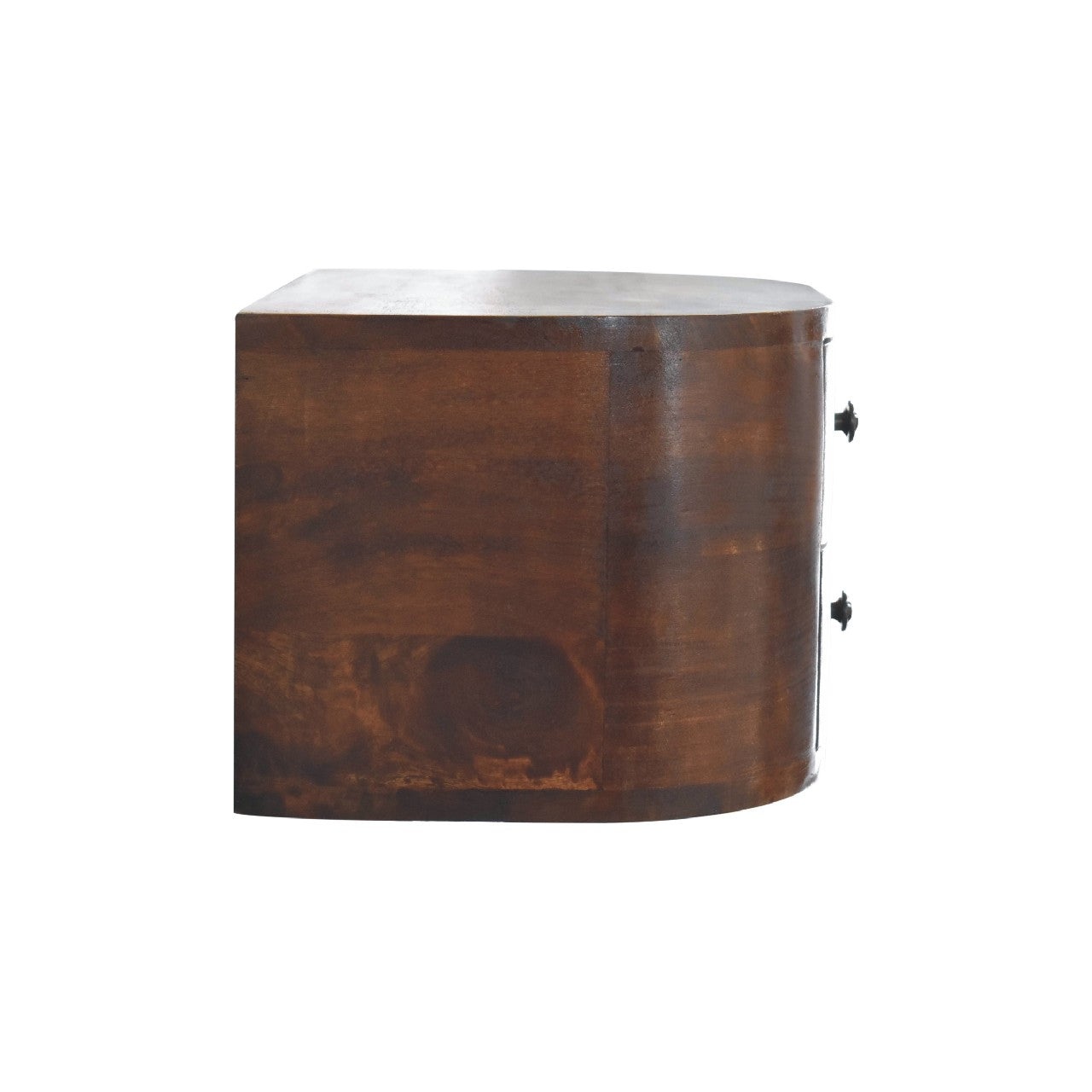 Cote Furniture | Lunar Floating Bedside Table 2 Drawer (Wall Mounted) - Chestnut  Lunar, Bedside Tables IN3594