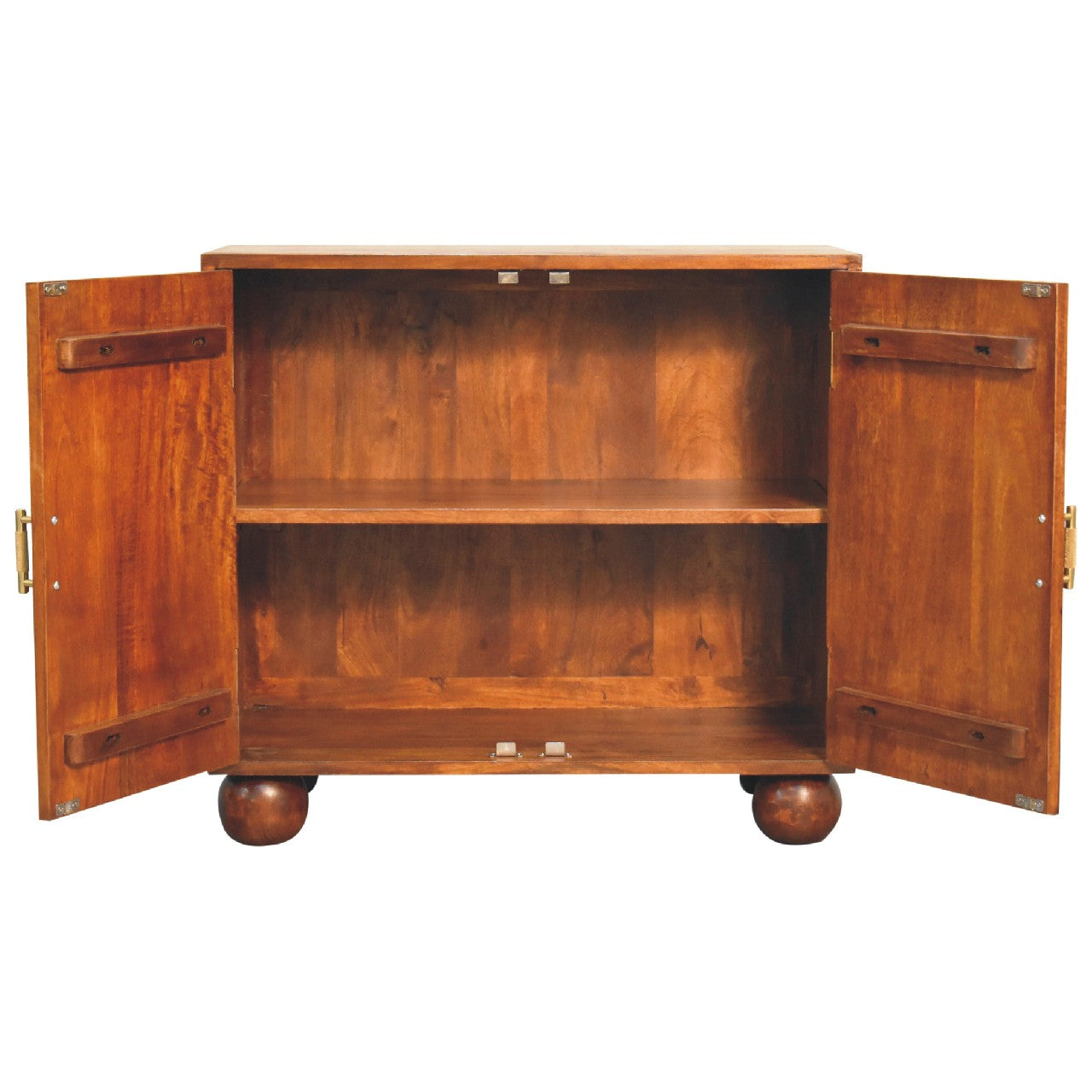 Cote Furniture | Carved Ball Cabinet - Chestnut  Cupboards IN3617