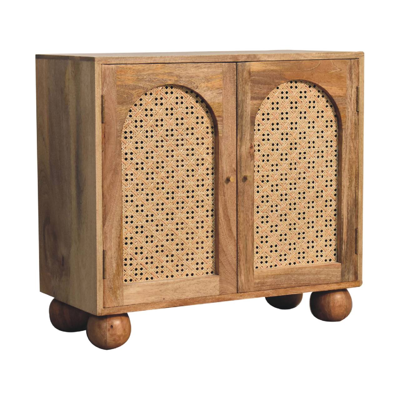 Cote Furniture | Rattan Arch Cabinet - Oak Rattan,  IN3618