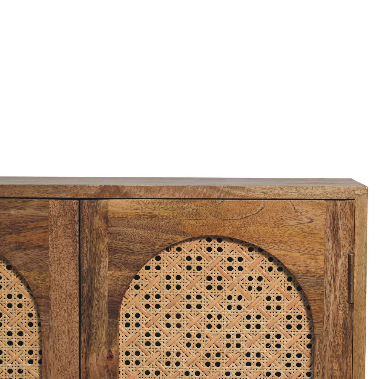 Cote Furniture | Rattan Arch Cabinet - Oak Rattan,  IN3618