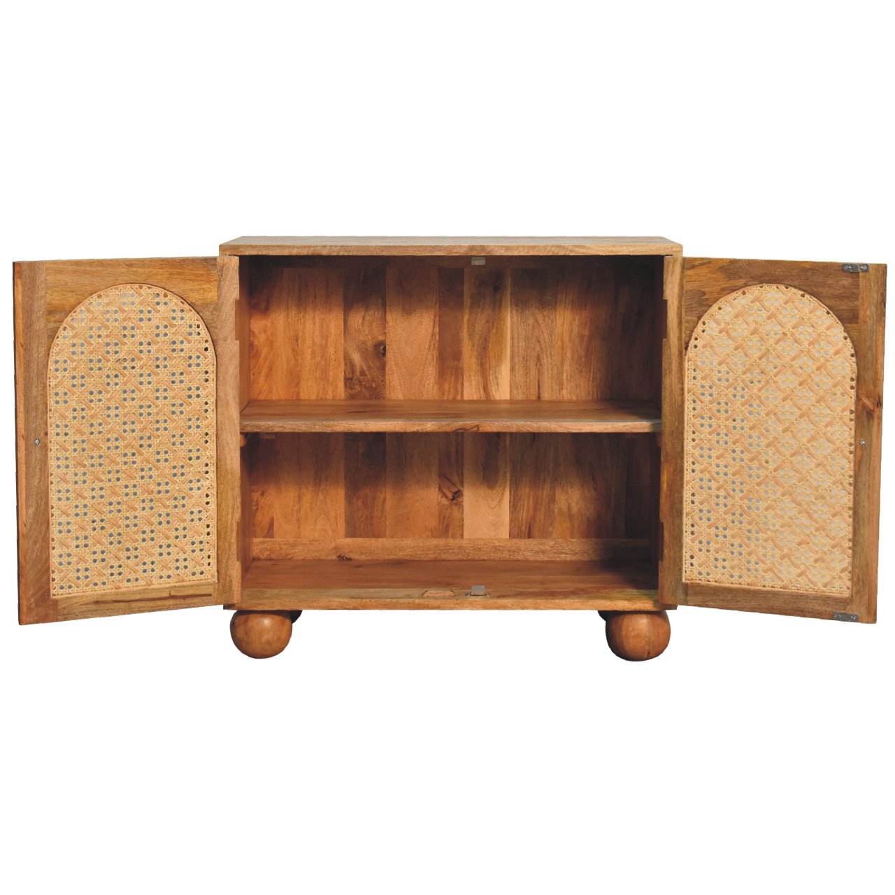 Cote Furniture | Rattan Arch Cabinet - Oak Rattan,  IN3618