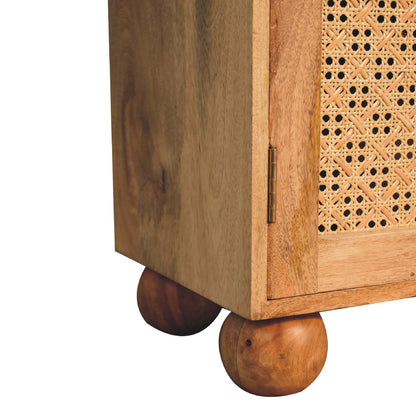 Cote Furniture | Rattan Arch Cabinet - Oak Rattan,  IN3618