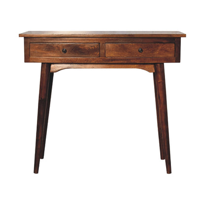 Cote Furniture | Hallway Console Table 2 Drawer - Chestnut  Console Tables IN3625