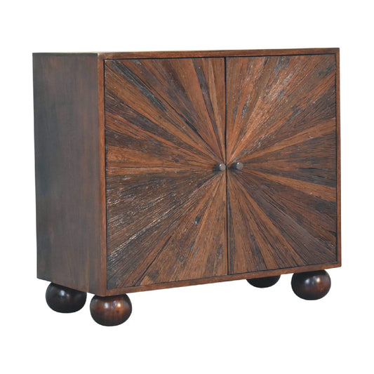 Cote Furniture | Sunrise Ball Cabinet - Walnut Finish Sunrise, Cupboards IN3631