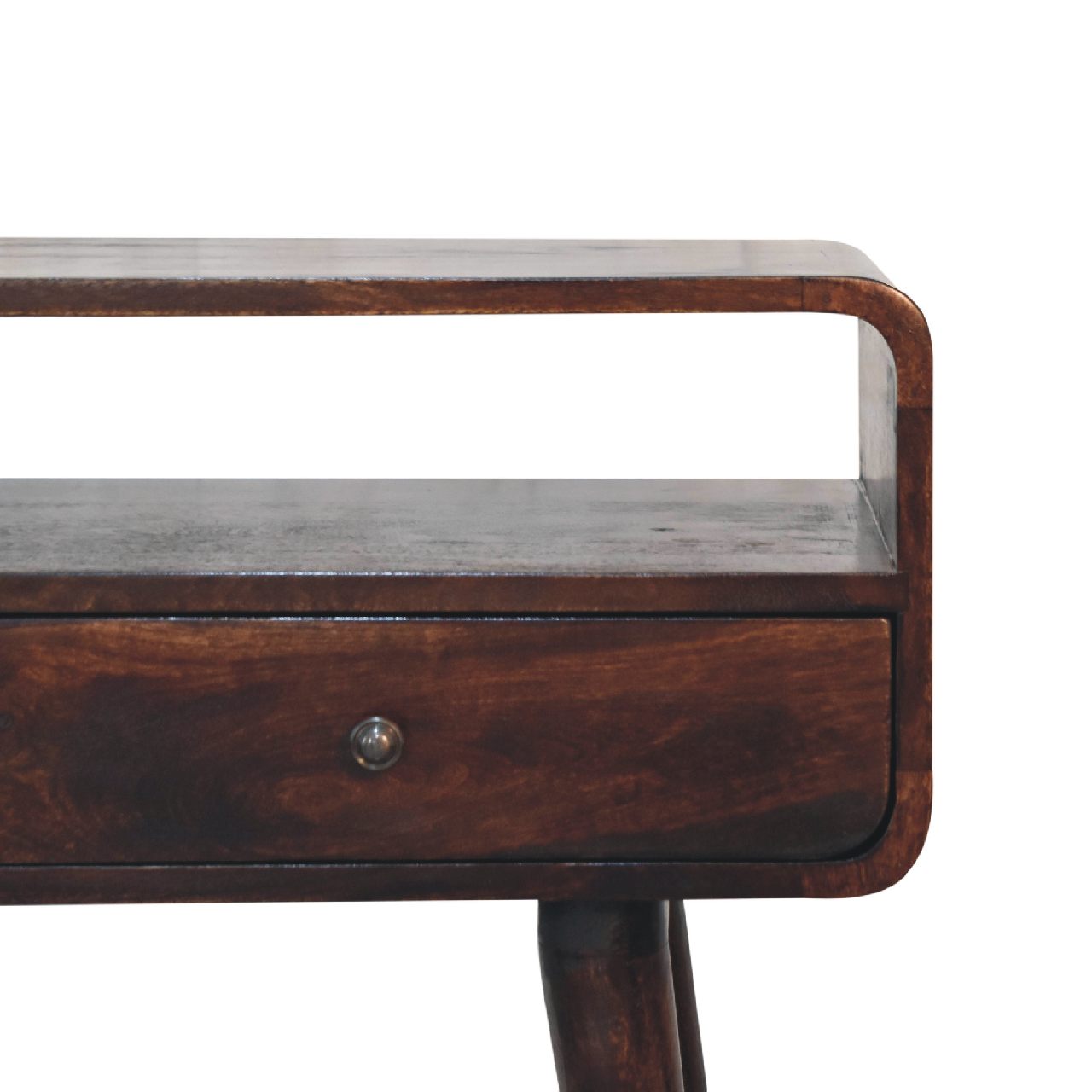 Cote Furniture | Curved Console Table - Light Walnut  Curved, Console Tables IN3640