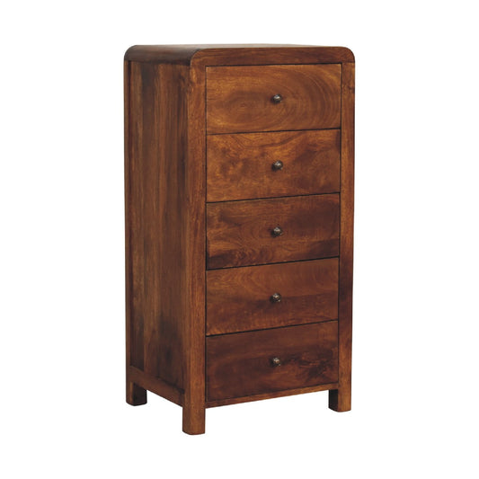 Cote Furniture | Aspen Tallboy Chest of Drawers - Chestnut Aspen, Chest of Drawers IN3659