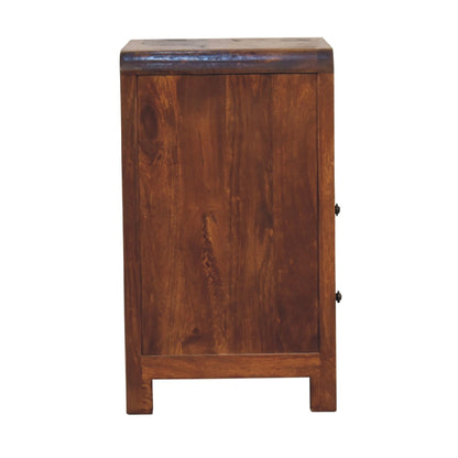 Cote Furniture | Aspen Bedside Table - Chestnut Aspen, Bedside Tables IN3660