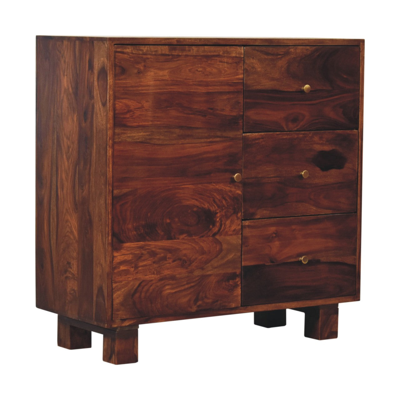 Cote Furniture | Tula Small Sideboard - Chestnut Compact, Tula, Sideboards IN3669