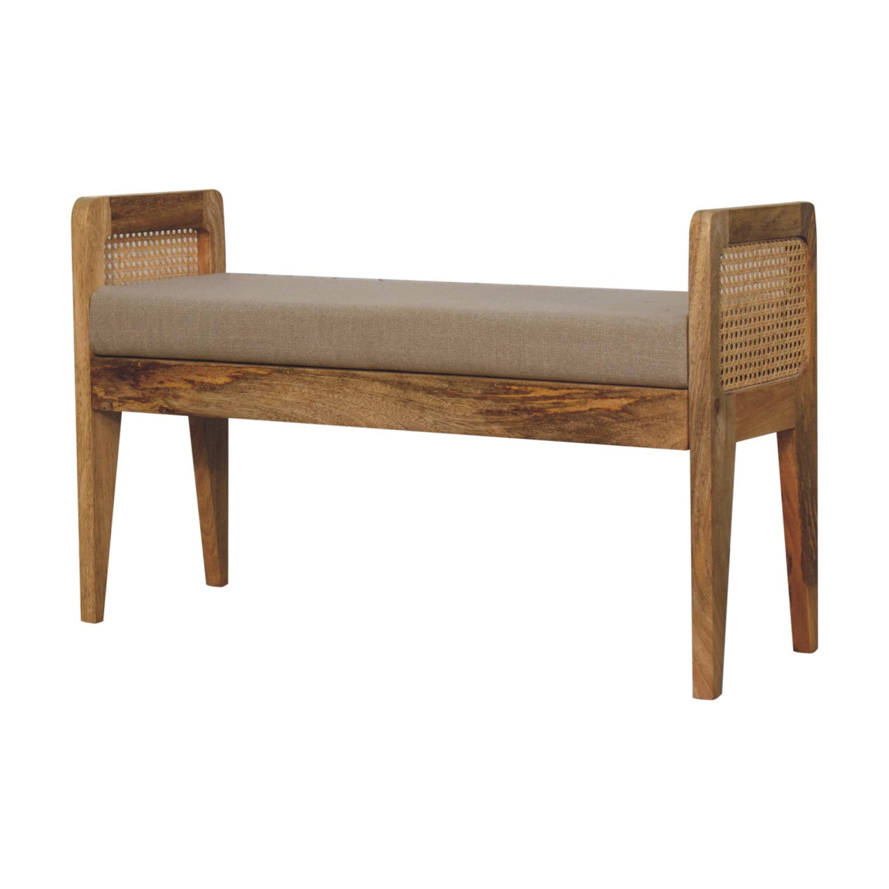 Cote Furniture | Rattan Bench - Mud Linen  Rattan,  IN3679