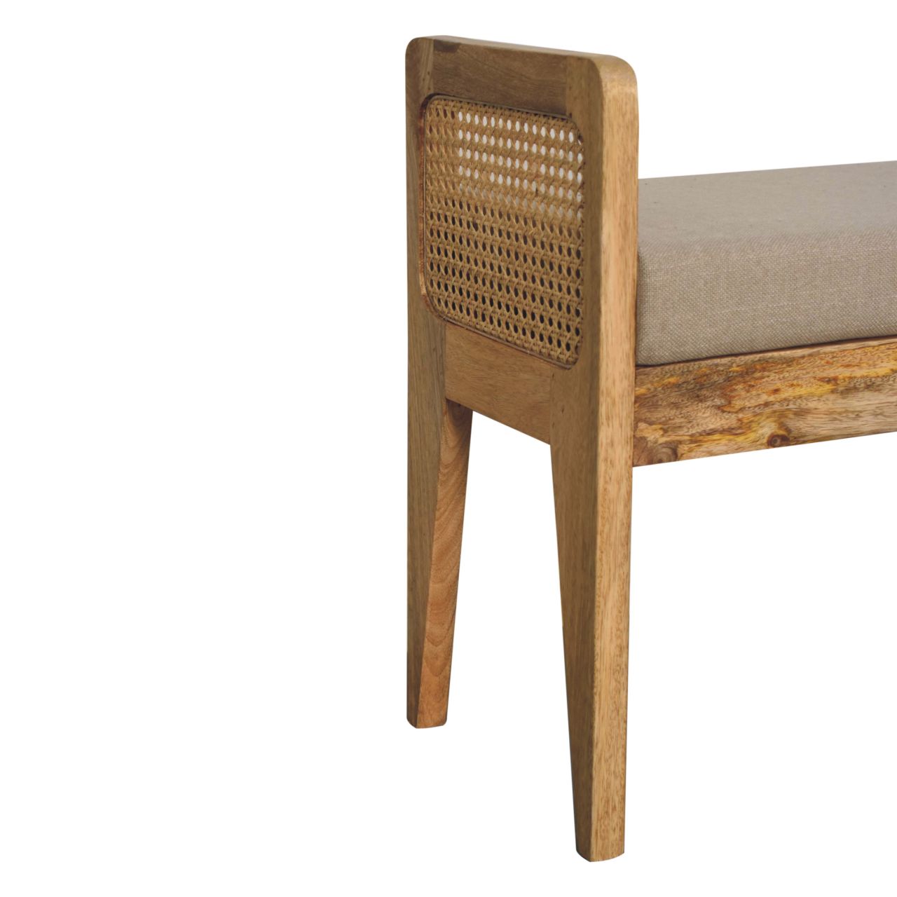 Cote Furniture | Rattan Bench - Mud Linen  Rattan,  IN3679