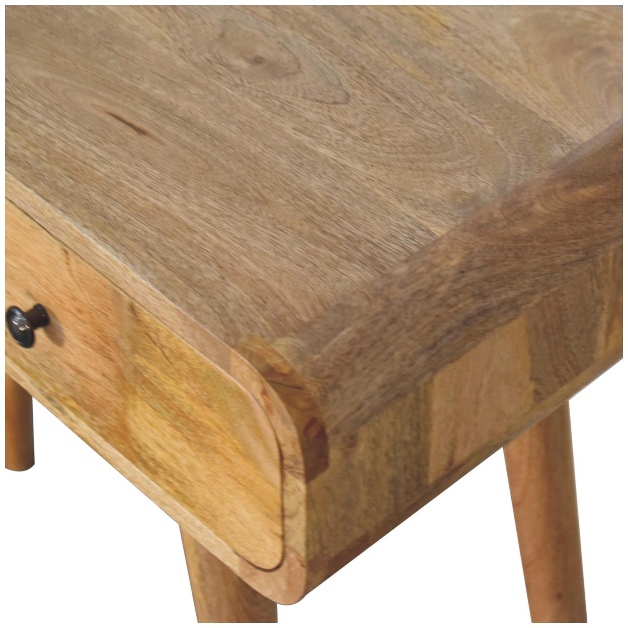 Cote Furniture | Curved Hallway Table - Oak  Curved, Hallway Seating & Storage, Side Tables IN3686