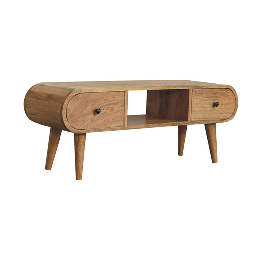 Cote Furniture | Circular TV Unit - Oak  TV Stands IN3688