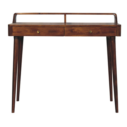 Cote Furniture | Elevated Console Table - Chestnut Compact, Console Tables IN3691